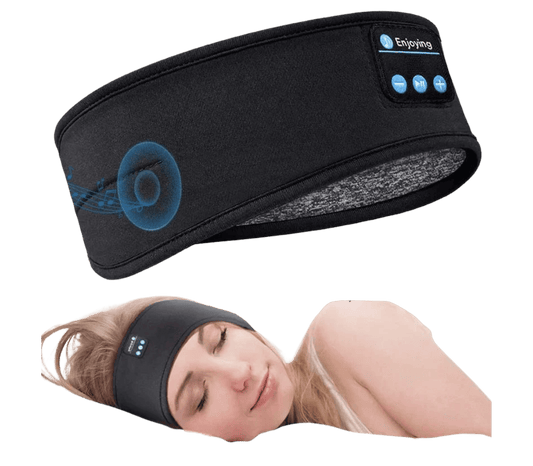 Shopdroplo Fone Bluetooth Earphones Sports Sleeping Headband Wireless Music Eye Mask