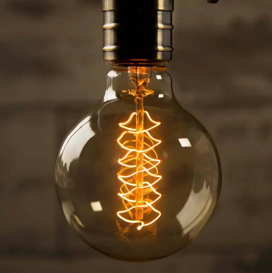 Shopdroplo Dimmable Edison Vintage Light Bulb – E27 40W 220V Retro Amber Glass Incandescent Lamp for Home Decor