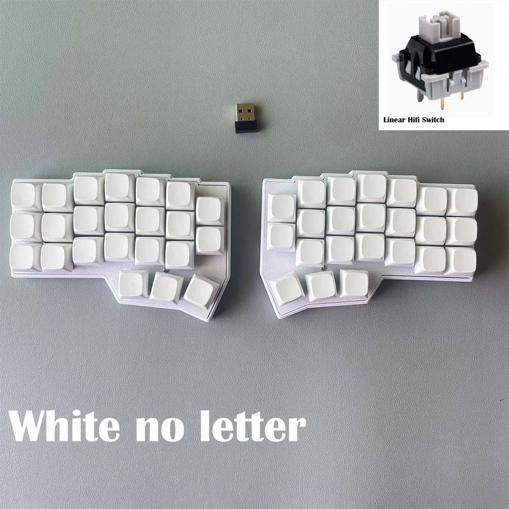 Shopdroplo CORNE V4 Wireless Mechanical Keyboard – Split Ergonomic, Hot-Swappable, 46-Key, VIAL Supported