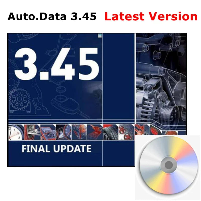 Shopdroplo™ AutoData 3.45 Auto Repair Software – Wiring Diagrams & Maintenance Data with Multi-Language Support + Install Video