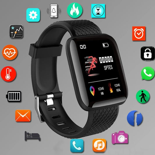 Shopdroplo CHAONB Smart Watch – 1.44” Fitness Tracker with Heart Rate & Sleep Monitor, Message Alert Bracelet for Men & Women