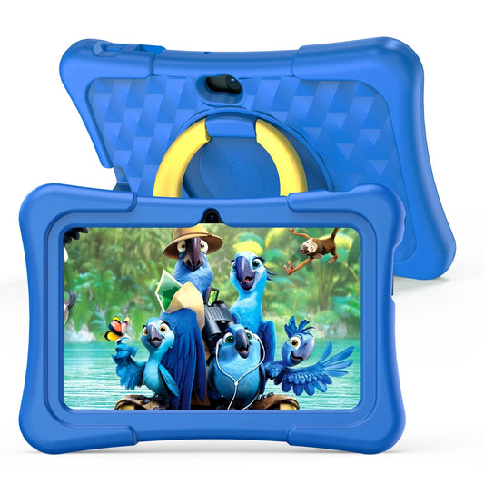 Shopdroplo Kids Tablet – 7” Android 11 with Educational Apps, Dual Camera, Case Included
