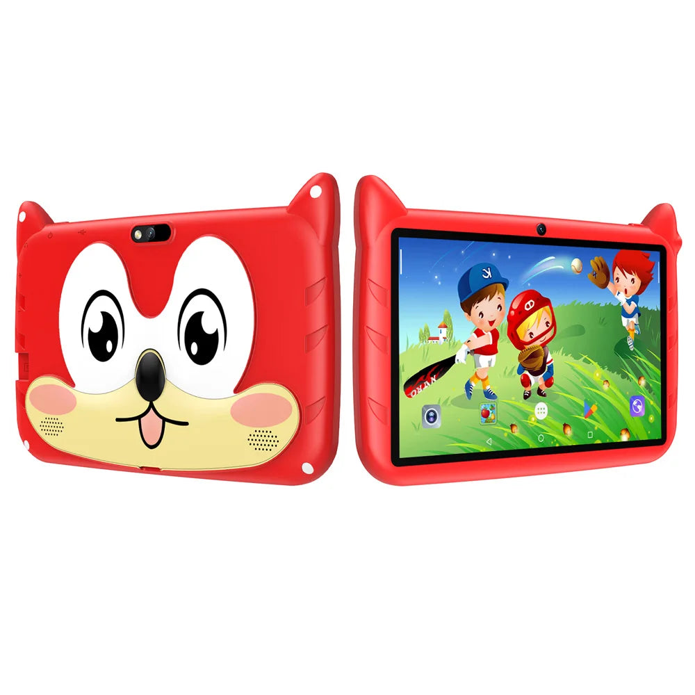 Shopdroplo™ 7" Android 13 Kids Tablet – 4GB+64GB, 1TB Expandable, Dual Camera, WiFi, Parental Controls & Educational Apps