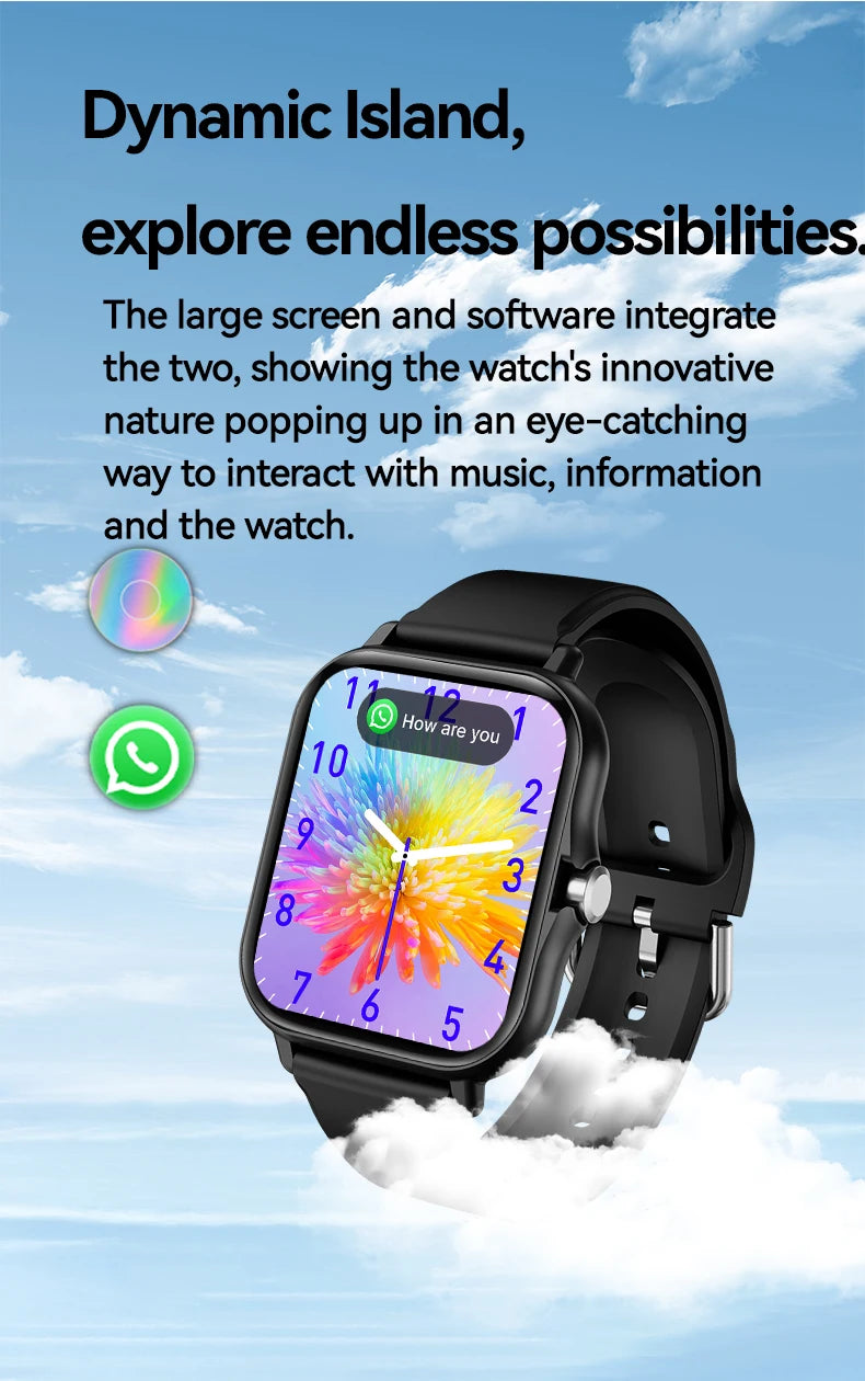 Shopdroplo LAXASFIT Y13 Pro Max Smart Watch – Bluetooth Calling, Heart Rate & Fitness Tracker (2025 Model)