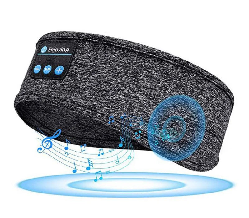 Shopdroplo Fone Bluetooth Earphones Sports Sleeping Headband Wireless Music Eye Mask