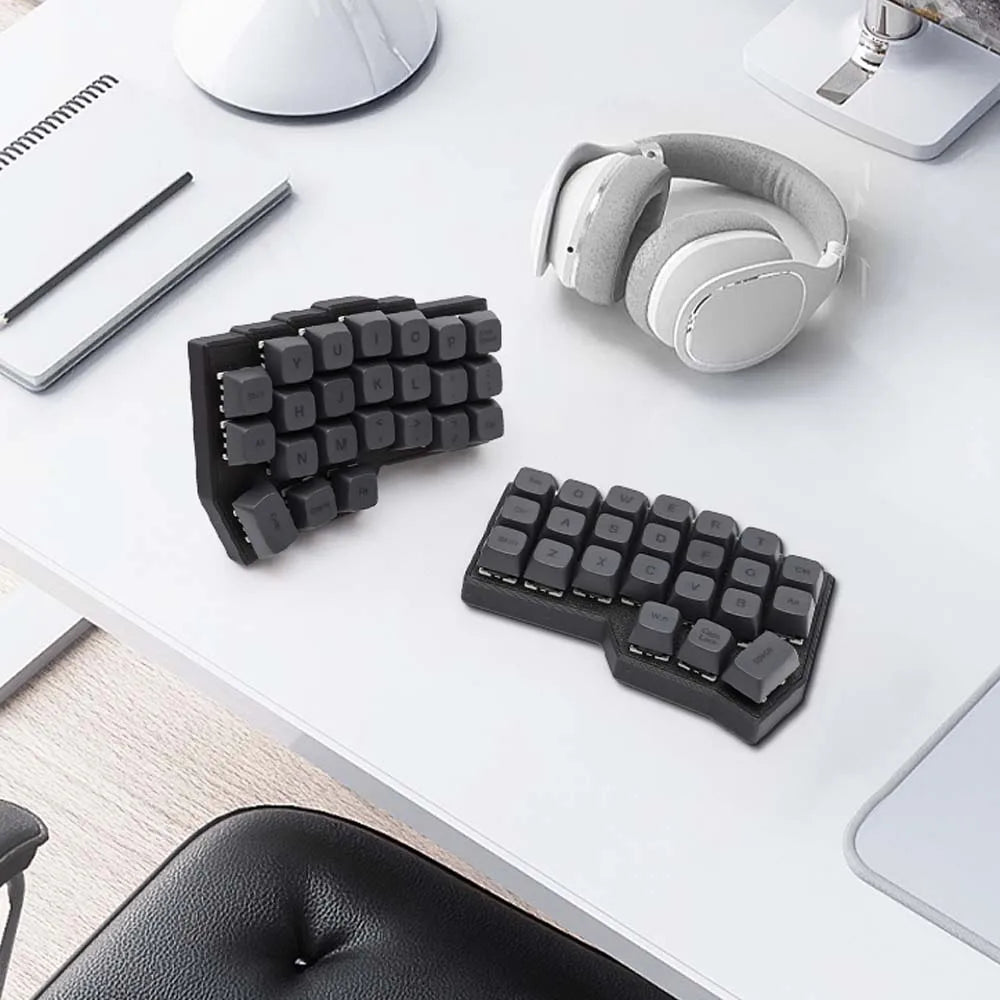 Shopdroplo CORNE V4 Wireless Mechanical Keyboard – Split Ergonomic, Hot-Swappable, 46-Key, VIAL Supported