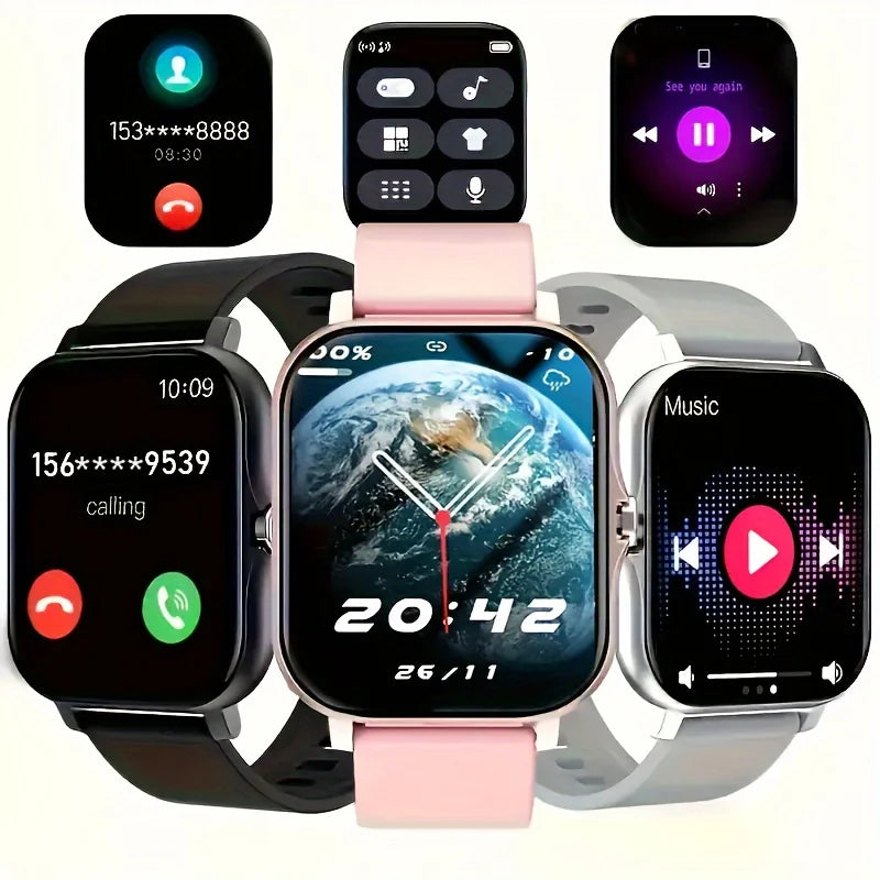 Shopdroplo 2025 KESHUYOU Smart Watch – Make/Answer Calls, Message Preview, Sleep & Heart Monitor, DIY Dial, Fitness Tracker for Men & Women