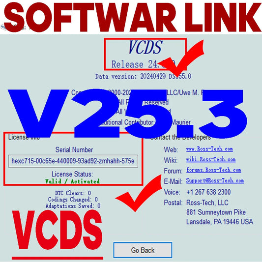 Shopdroplo VCDS HEX-V2 OBD2 Scanner – USB Diagnostic Interface for VW, Audi, Skoda, Seat (Unlimited VINs, Multilingual, ATmega162)