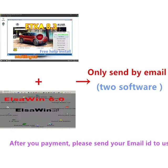 Shopdroplo™ ETKA 8.3 & ELSAWIN 6.0 Vehicle Parts Catalog & Maintenance Software – VW, Audi, Seat, Skoda Compatible