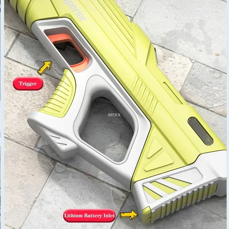 Shopdroplo™ 43cm Full Electric Water Gun – Auto-Fire Toy for Kids (Summer Fun Edition)