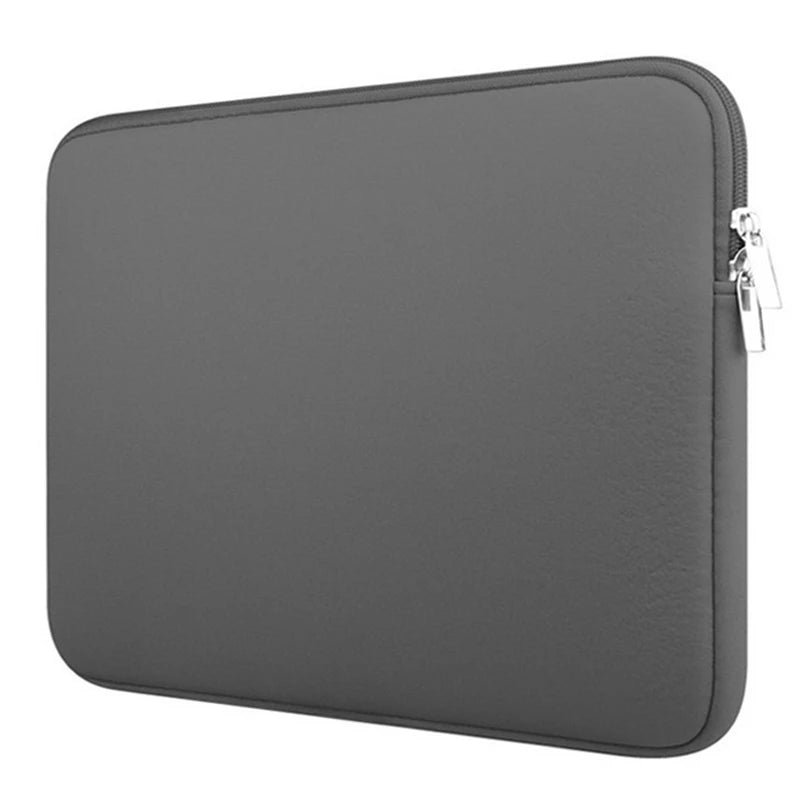 Shopdroplo™ Cotton Laptop Sleeve – Zippered Protective Case for 13"–15.6" MacBook, Xiaomi, Lenovo, Dell & More