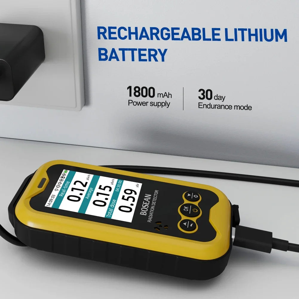 Shopdroplo™ FS-5000 Nuclear Radiation Detector – X-ray, Beta & Gamma Monitor with PC Software