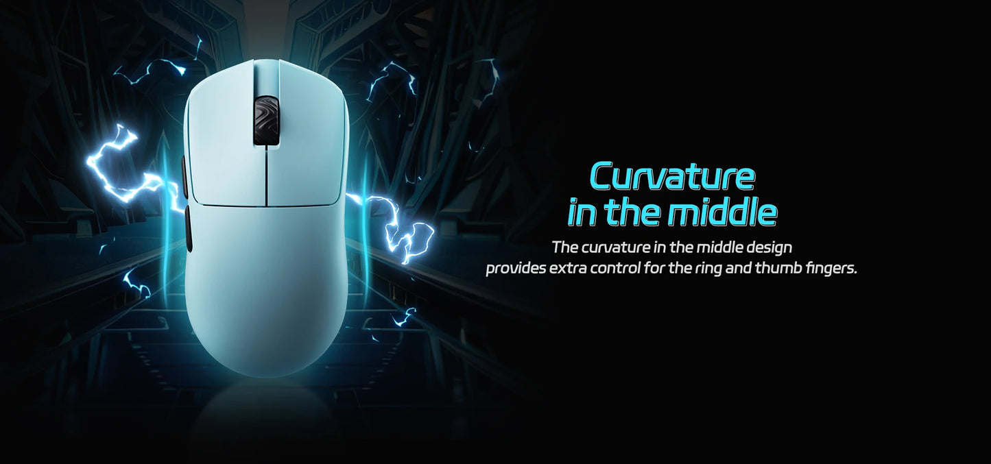 Shopdroplo SCYROX V6 Wireless Gaming Mouse – Pixart 3950 Sensor, Omron Switches, 8K Dongle, Web-Based Software