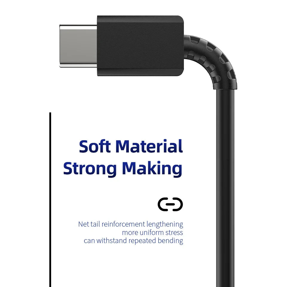 Shopdroplo™ 2PCS 45W PD USB-C to USB-C Fast Charging Cable for Samsung, Xiaomi, iPhone 15, MacBook & More