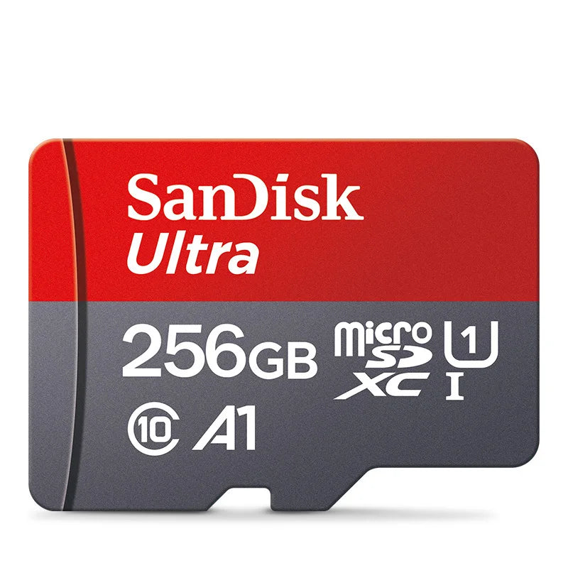 Shopdroplo Original SanDisk Micro SD Card – 32GB/64GB/128GB/256GB TF Memory Card UHS-1 Class 10 for Phone, Camera & PC
