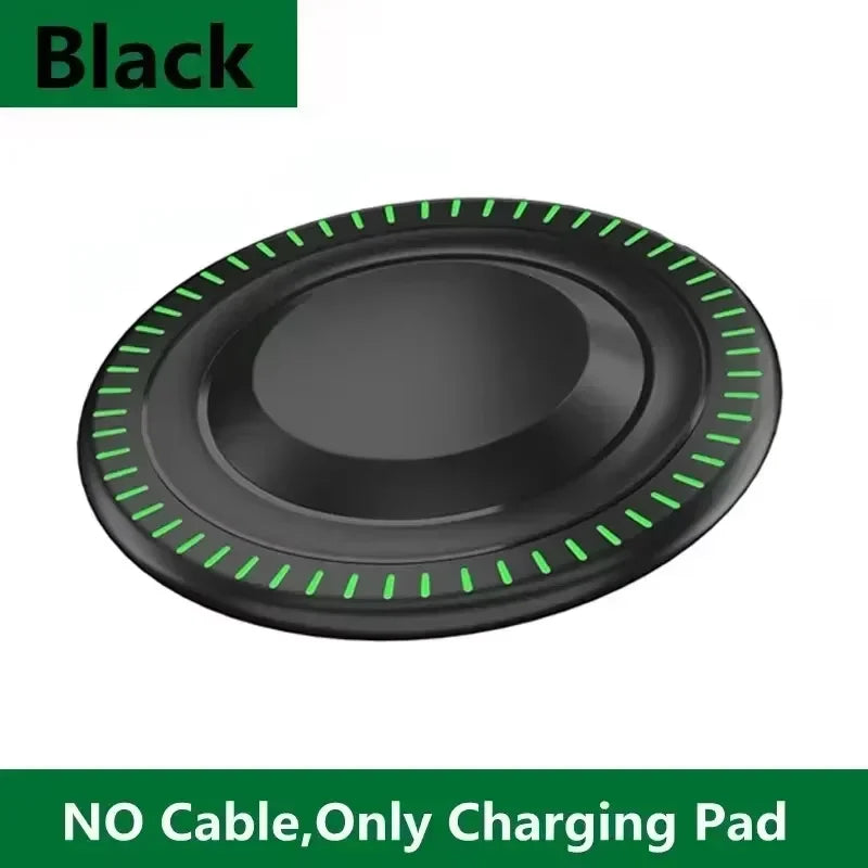 Shopdroplo™ 100W Fast Wireless Charging Pad – Slim Charger for iPhone, Samsung, Xiaomi & More