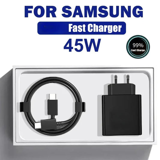Shopdroplo 45W PD USB-C Fast Charger – High-Speed Wall Adapter for Samsung, iPhone 15, Xiaomi & More