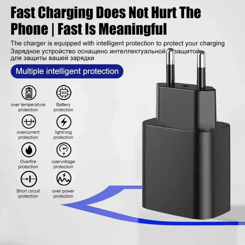Shopdroplo 45W PD USB-C Fast Charger – High-Speed Wall Adapter for Samsung, iPhone 15, Xiaomi & More