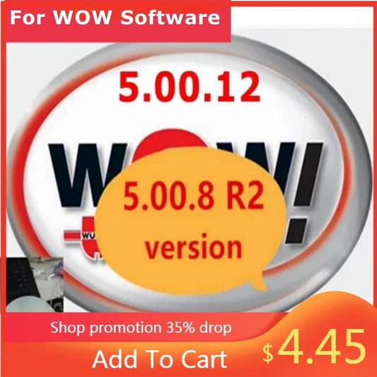 Shopdroplo WOW 5.00.12 / 5.00.8 V5 Diagnostic Software – Multi-language with Keygen for TCS Multi-Diag Tool