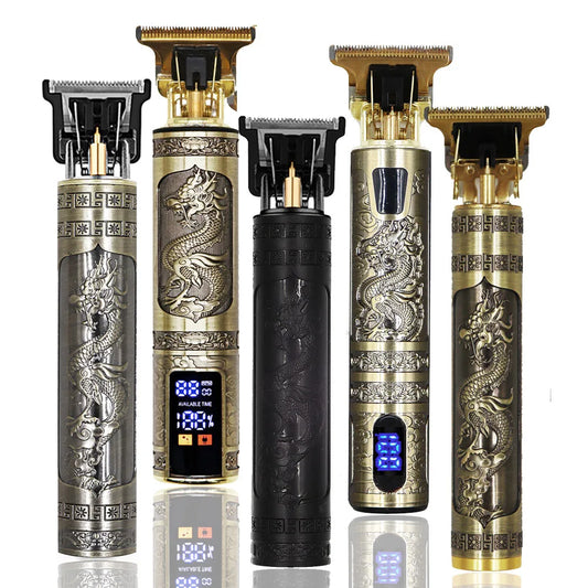 Shopdroplo™ T9 Electric Hair & Beard Clipper – Zero-Gap Trimmer for Men, Cordless Shaving & Haircut Machine