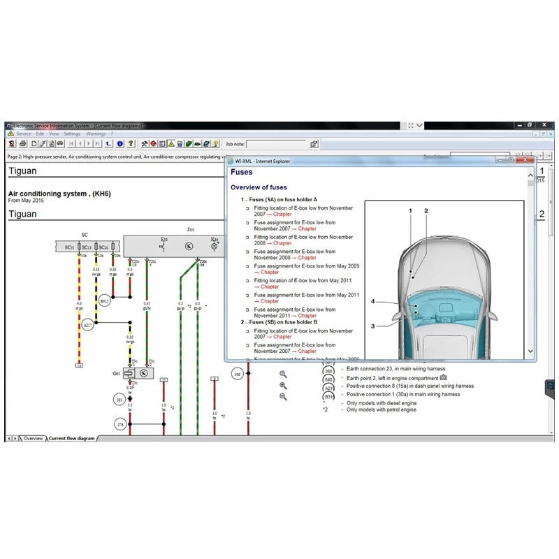 Shopdroplo ETKA 8.3 + ELSAWIN 6.0 Auto Repair & Parts Catalog Software