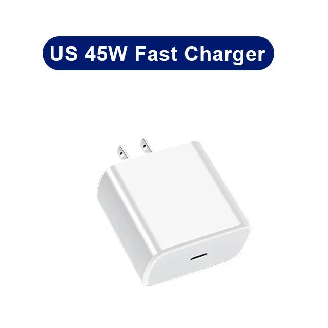 Shopdroplo 45W PD USB-C Fast Charger – High-Speed Wall Adapter for Samsung, iPhone 15, Xiaomi & More
