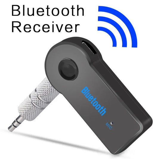 Shopdroplo™ 2-in-1 Bluetooth 5.0 Audio Adapter – Wireless Transmitter & Receiver with 3.5mm AUX for Car, Headphones & Speakers