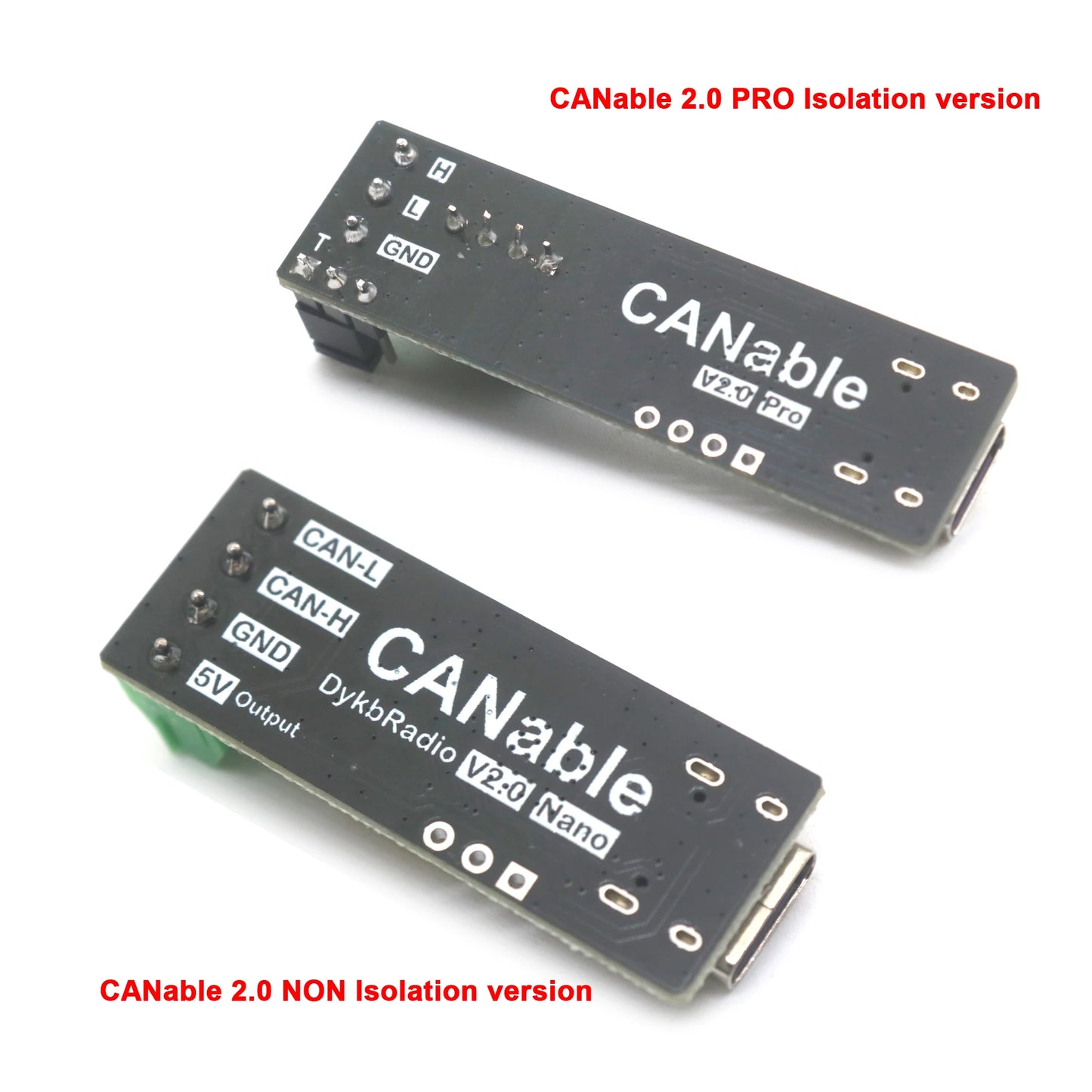 Shopdroplo CANable 2.0 Type-C USB to CAN Bus Protocol Converter (SLCAN, CAN-FD, Candlelight)