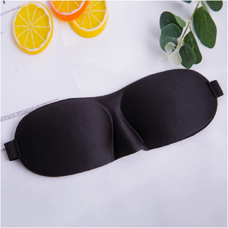 Shopdroplo 3D Sleep Eye Mask – Soft Padded Memory Foam Eyepatch for Total Light Block & Deep Sleep