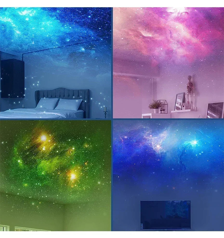 Shopdroplo Astronaut Star Projector Galaxy Night Light – LED Nebula Ceiling Lamp for Bedroom, Home Decoration & Kids Gift