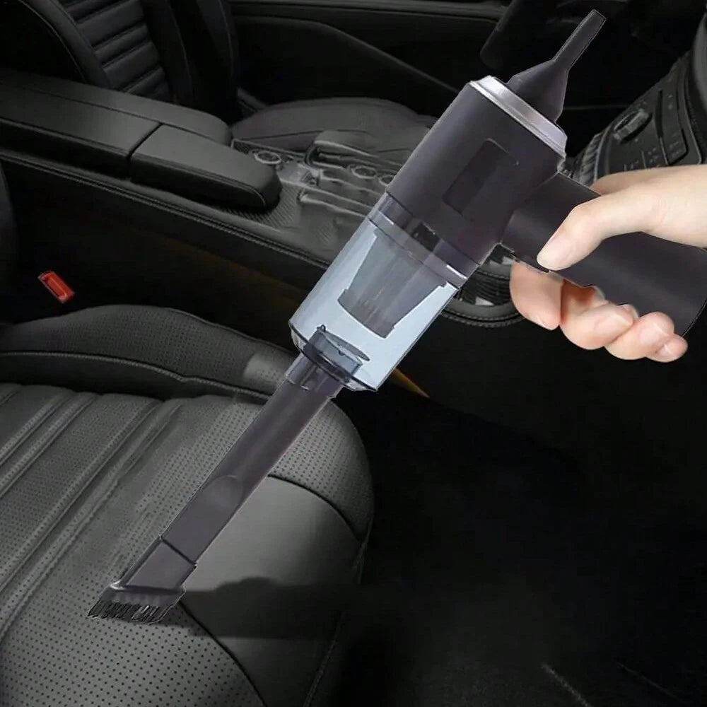 Shopdroplo™ 3-in-1 USB Rechargeable Mini Vacuum Cleaner – Suction & Blower Combo