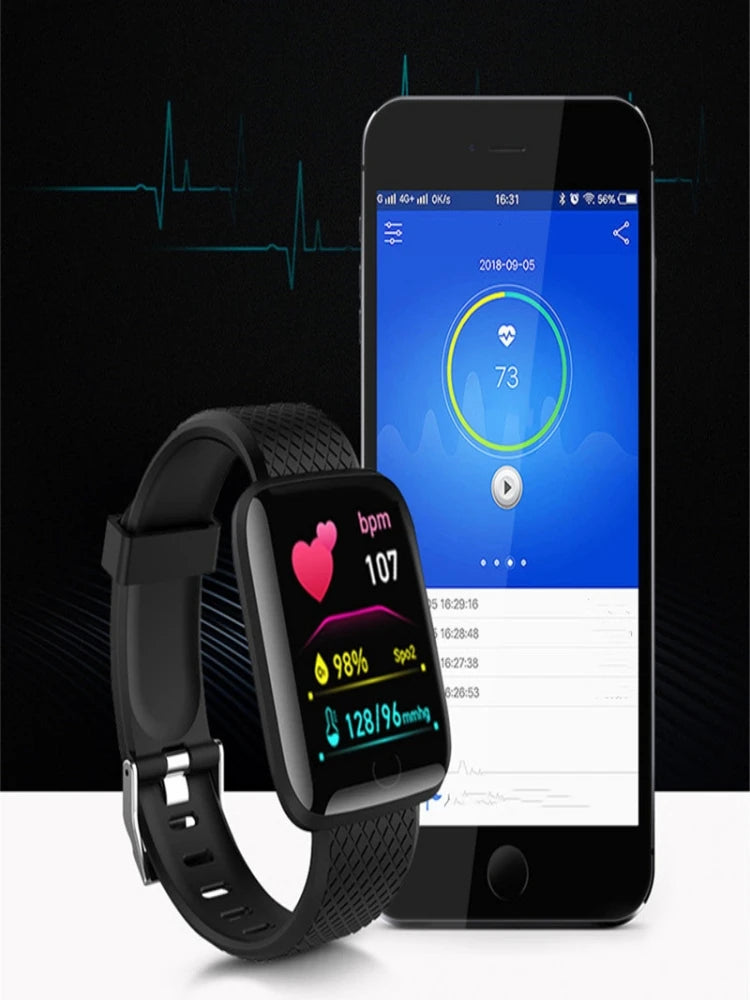 Shopdroplo CHAONB Smart Watch – 1.44” Fitness Tracker with Heart Rate & Sleep Monitor, Message Alert Bracelet for Men & Women