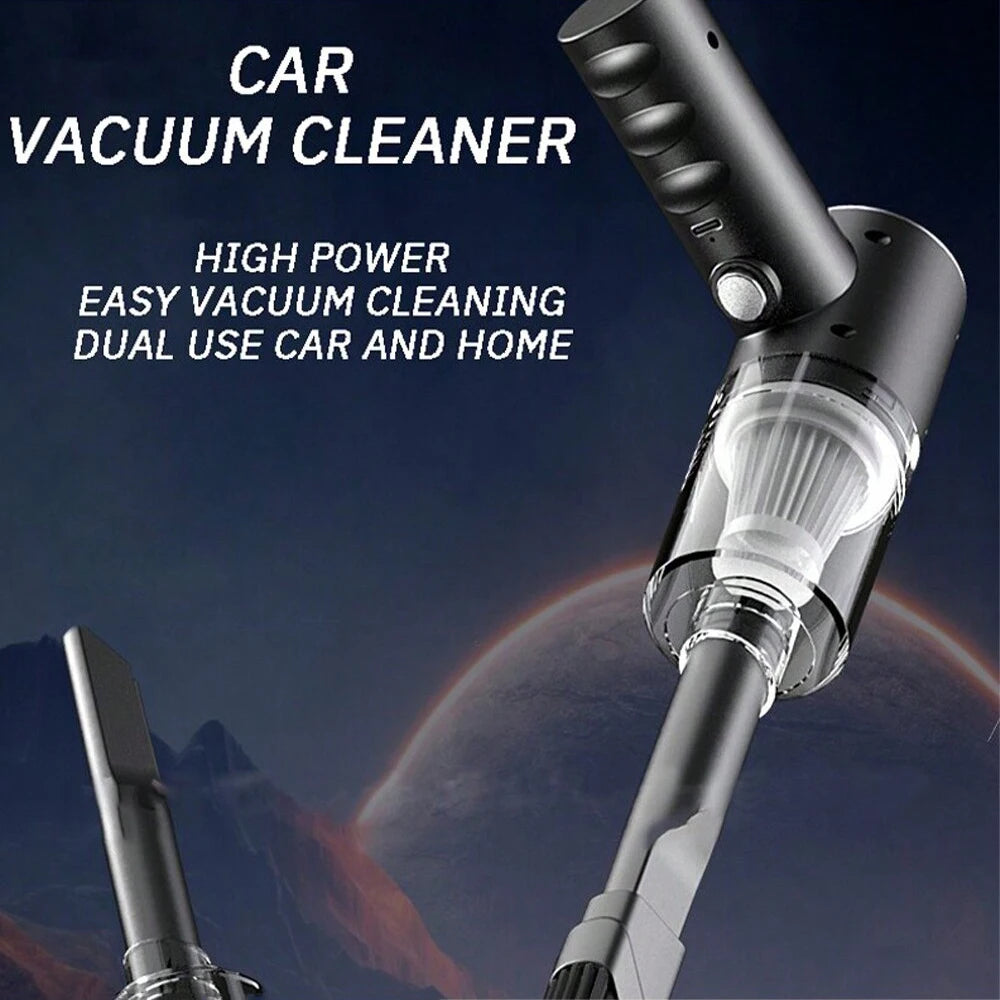 Shopdroplo™ 3-in-1 USB Rechargeable Mini Vacuum Cleaner – Suction & Blower Combo