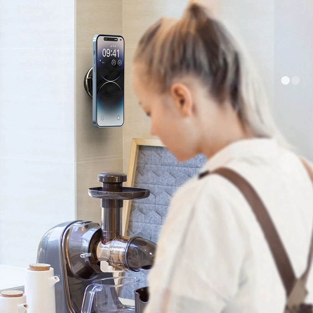 Shopdroplo 360° Adjustable Magnetic Car Phone Holder Stand – Dual-Sided Vacuum Suction Cup Bracket for iPhone, Xiaomi & More