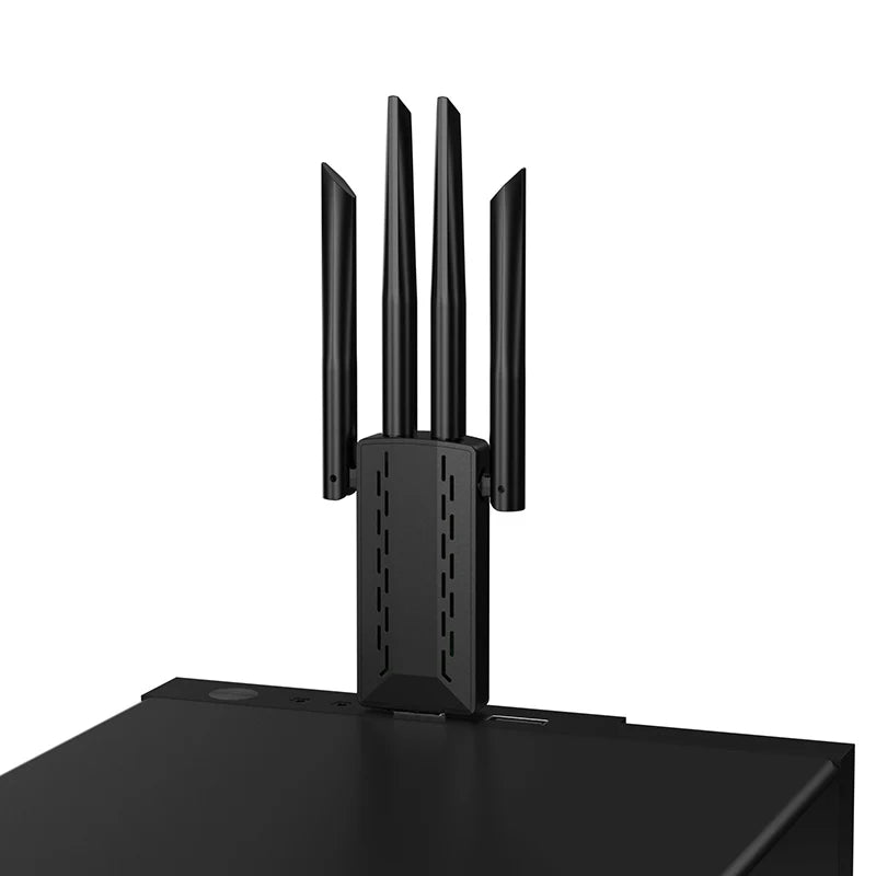 Shopdroplo VAORLO 1200Mbps USB WiFi Adapter – Dual Band 2.4G/5GHz Wireless Dongle with 4 Antennas & USB 3.0 for PC/Laptop