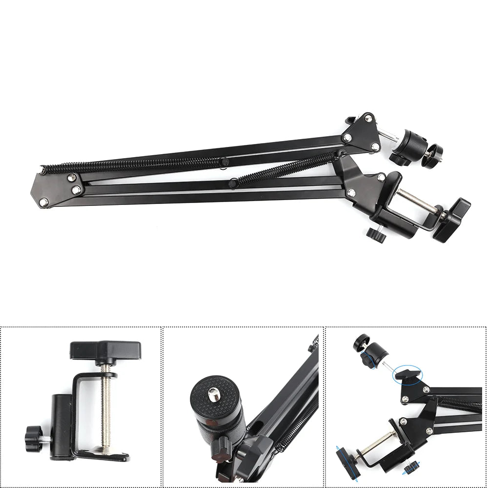 Shopdroplo YIZHAN 48MP 4K Soldering Microscope – HDMI/USB Digital Video Microscope with 150X Lens, LED Light & Adjustable Stand