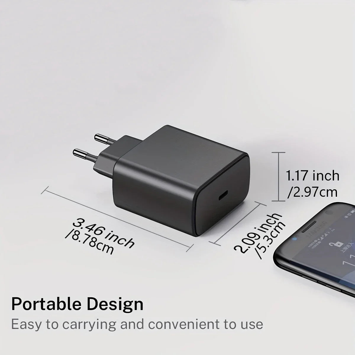 Shopdroplo 45W PD USB-C Fast Charger – High-Speed Wall Adapter for Samsung, iPhone 15, Xiaomi & More