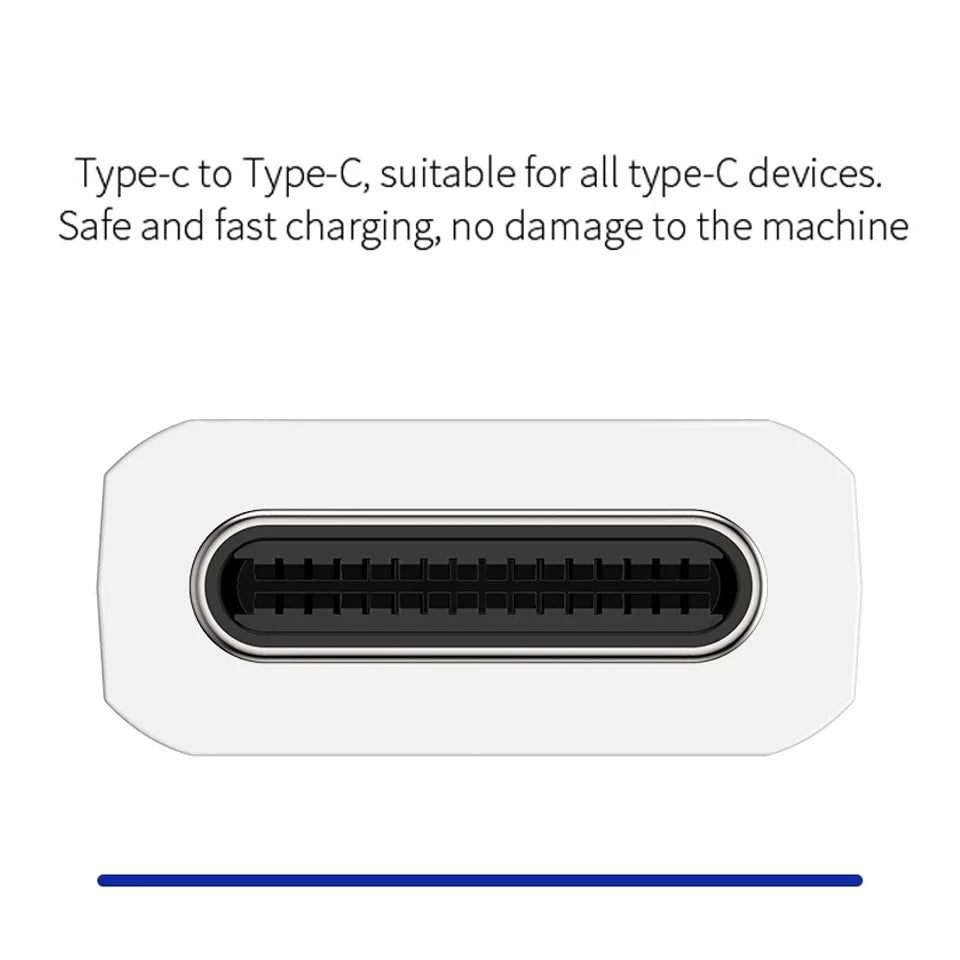 Shopdroplo™ 2PCS 45W PD USB-C to USB-C Fast Charging Cable for Samsung, Xiaomi, iPhone 15, MacBook & More