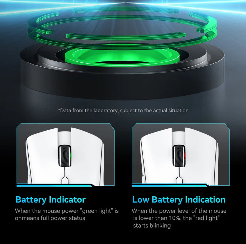 Shopdroplo Attack Shark R1 Bluetooth Gaming Mouse – 18000 DPI, Tri-Mode, Macro Support, 1000Hz Polling Rate
