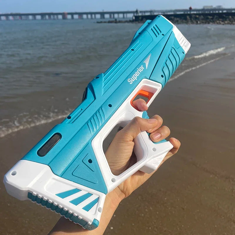 Shopdroplo™ 43cm Full Electric Water Gun – Auto-Fire Toy for Kids (Summer Fun Edition)