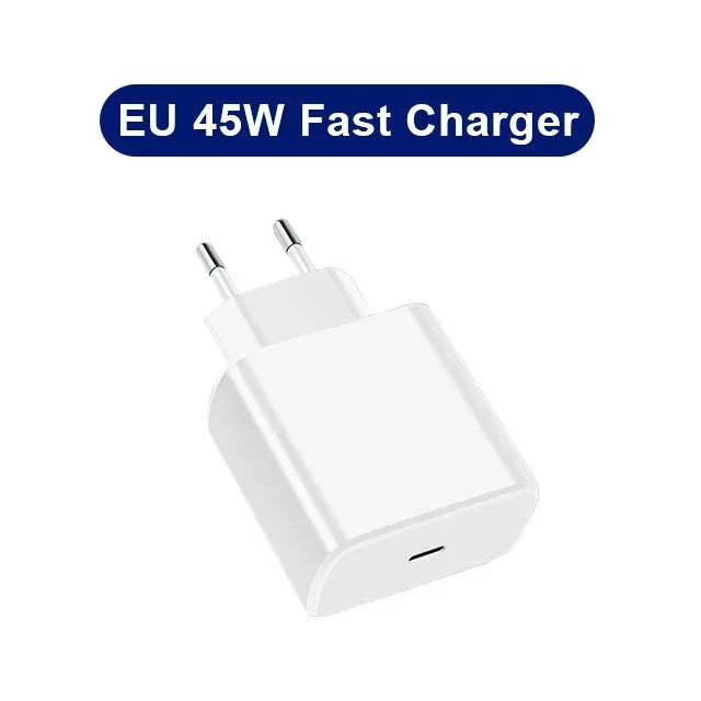 Shopdroplo 45W PD USB-C Fast Charger – High-Speed Wall Adapter for Samsung, iPhone 15, Xiaomi & More
