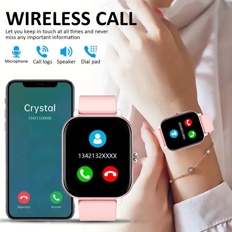 Shopdroplo KESHUYOU 2025 Smart Watch – Bluetooth Call, Blood Oxygen & Heart Rate Monitor, Fitness Tracker for Men & Women