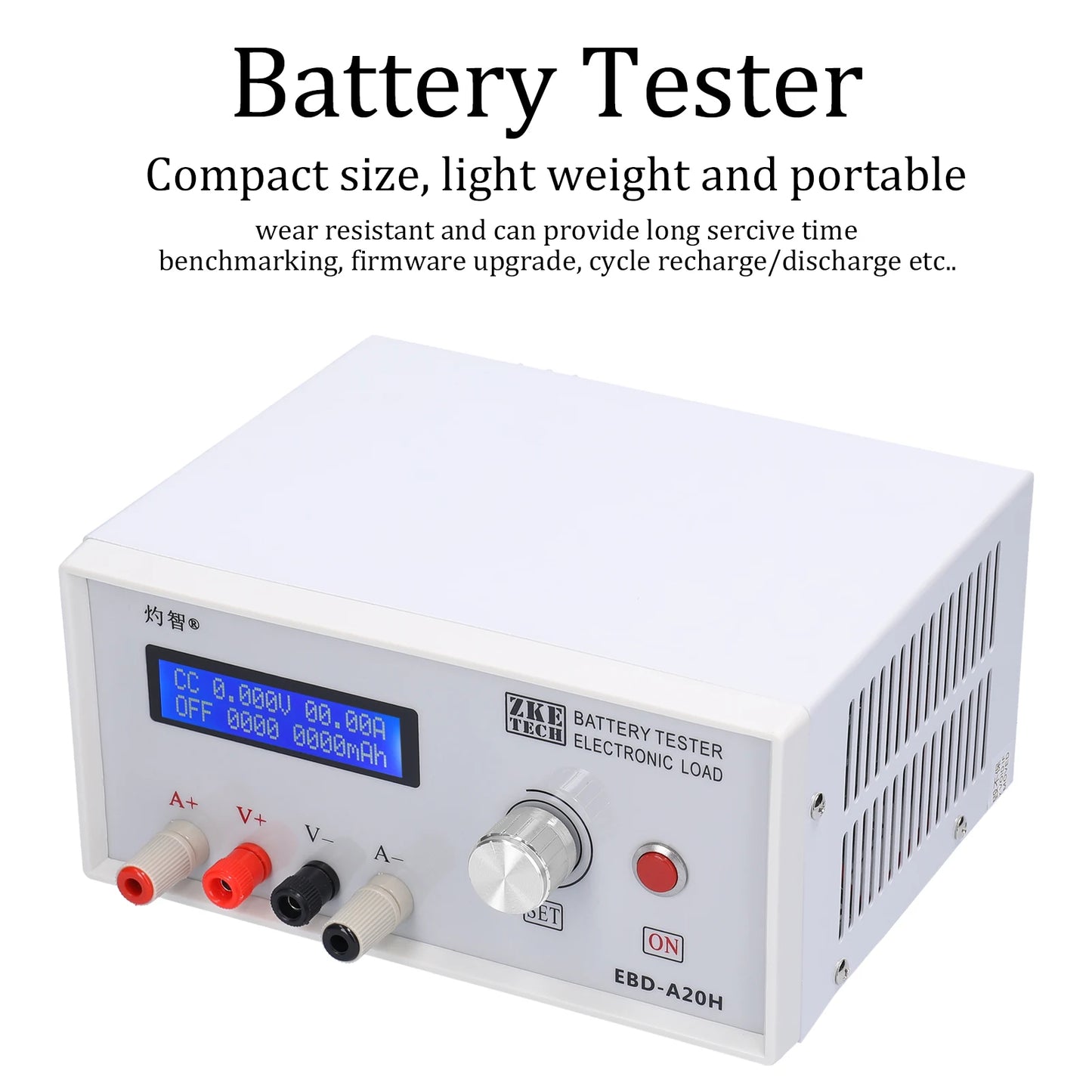Shopdroplo EBD-A20H 30V 20A 200W Battery Tester – Electronic Load Discharger with PC Software Control