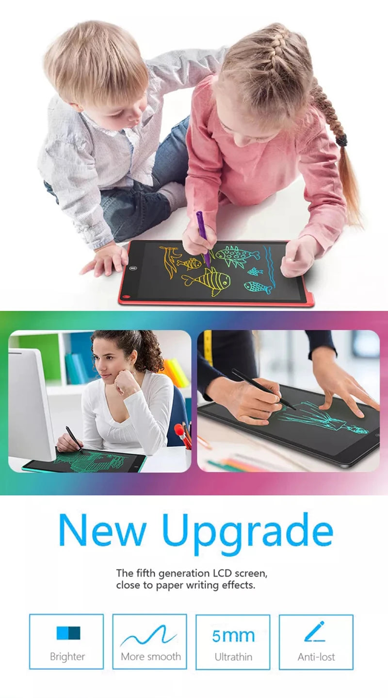 Shopdroplo 12-Inch LCD Writing Tablet – Digital Drawing & Handwriting Pad for Kids and Adults