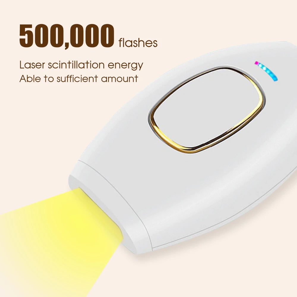 Shopdroplo IPL Laser Hair Removal Device for Women – Painless, Rechargeable, At-Home Epilator
