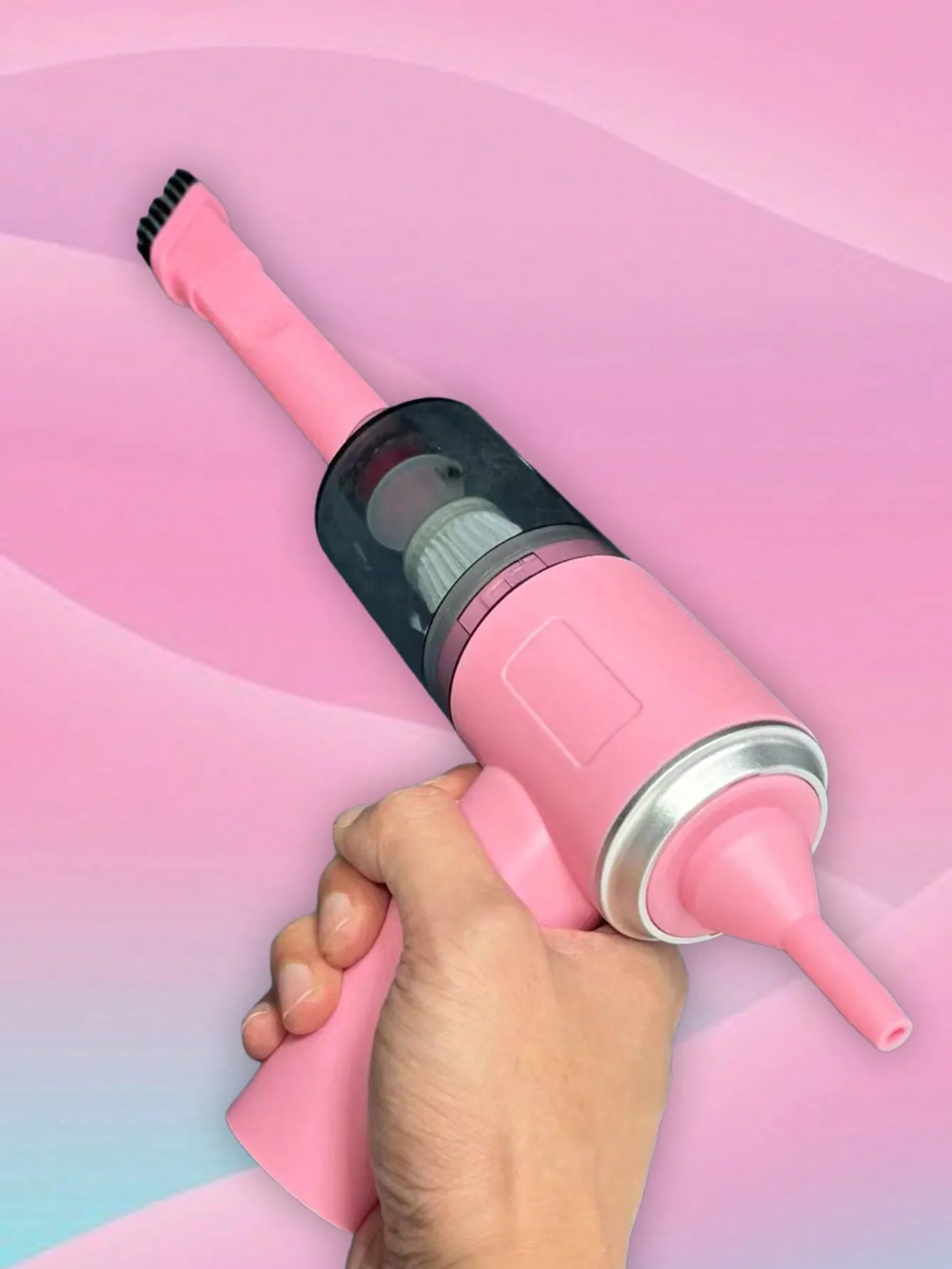 Shopdroplo™ 3-in-1 USB Rechargeable Mini Vacuum Cleaner – Suction & Blower Combo
