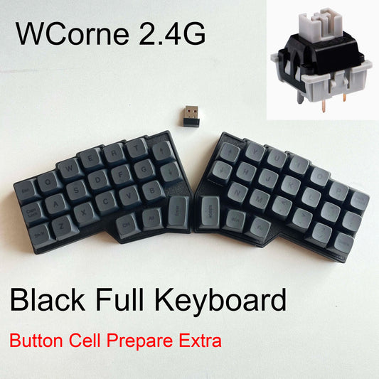 Shopdroplo CORNE V4 Wireless Mechanical Keyboard – Split Ergonomic, Hot-Swappable, 46-Key, VIAL Supported