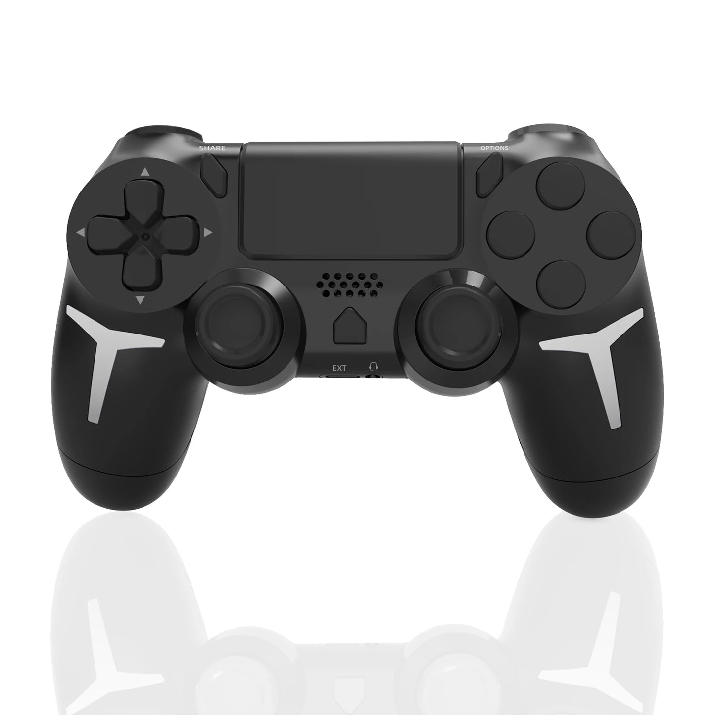 Shopdroplo GAMINJA Wireless Bluetooth Gamepad – Dual Vibration PS4/PS3/PC Controller with Touchpad & 6-Axis Motion Sensor