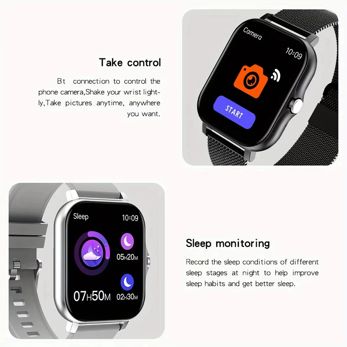Shopdroplo LAXASFIT Y13 Pro Max Smart Watch – Bluetooth Calling, Heart Rate & Fitness Tracker (2025 Model)