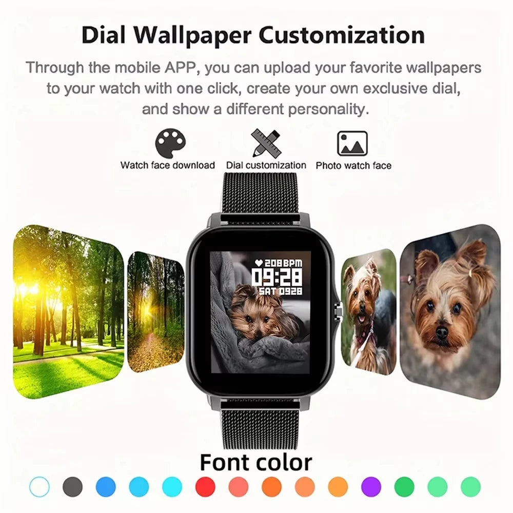 Shopdroplo LAXASFIT Y13 Pro Max Smart Watch – Bluetooth Calling, Heart Rate & Fitness Tracker (2025 Model)